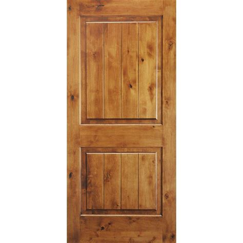 With a beautiful, straight grain pattern, it makes a gorgeous, sophisticated centerpiece for your entryway. . Home depot wood doors